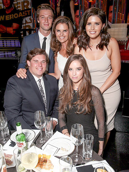 LOS ANGELES, CA - AUGUST 27: (Clockwise from top L) Actor Patrick Schwarzenegger, journalist Maria Shriver, Katherine Schwarzenegger, Christina Schwarzenegger and Christopher Schwarzenegger attend The Comedy Central Roast of Rob Lowe at Sony Studios on August 27, 2016 in Los Angeles, California. The Comedy Central Roast of Rob Lowe will premiere on September 5, 2016 at 10:00 p.m. ET/PT. (Photo by Todd Williamson/Getty Images)